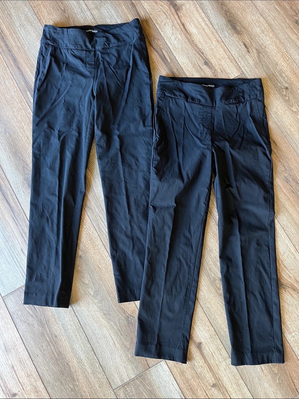 2 Pairs of Hilary Radley Black Stretch Pants